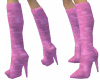 Pink Velvet Stilettos