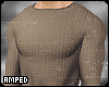 ⚓ Tan Muscle Sweater