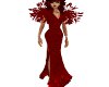 Red Obsession Flume Gown