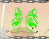 green butterfly