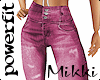 MK High Waist Jeans Pink