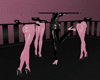 [KG] Pink PVC Legs Table