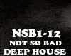 DEEP HOUSE-NOT SO BAD