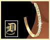 Gold Diamond Hoops