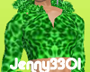*J Green Leopard Hoody