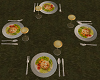 Set of Food Plates X4