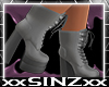 F. Gray Fall Boots Women