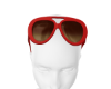 Aviator glasses red H