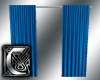 C - Natural Blue Curtain