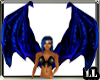 LL Blue Flyin Bat Wings