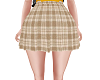 dd^ Brown Plaid Skirt