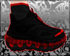!M! Sneakers +Black red