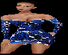 blue rose dress