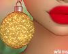 Xmas Gift Earrings Gold