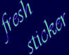 fresh to death sticker