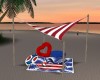 Patriotic Beach Tent