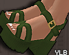 Y ♥ Sandals Green