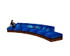 (D) Blue Butterfly Couch
