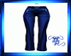 Blue Leather Badass Flar