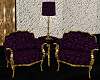 Purple Silk Chair
