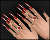 Red Nails & Rings