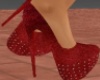 Ruby Glitter Diam Heels