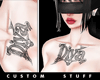 Diva Chest Tattoo