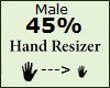 Hand Scaler 45% Male