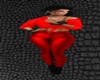 Lore´s Red Leatherjeans
