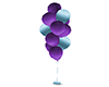 Purple and Blue Baloons
