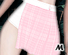 蝶 Sexy Pnk Plaid Skirt