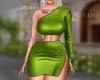 dress luxe green