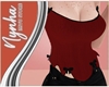 Corset Vermelho e Preto