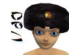Black Russian Fur Hat