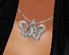 OO * Butterfly necklace