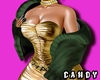 !C Moss Fur Coat