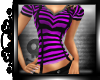 !  Stripes Outfit Purple