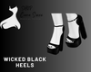 Wicked Black Heels