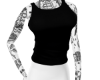 Black tank top tattoos