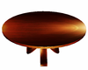 Brown Oval Table 