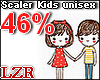 Scaler Kids Unisex 46%