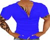 Blue Male Muscle Shirt