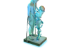 Blue Couple Love Statue