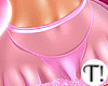 T! Pink Fur Skirt