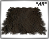 *AR* Faux Bear Fur Rug