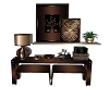 EB1 Brown Table w Seats