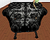 Black cuddle chair