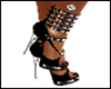 Silver Black Sweet Heel