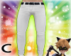 (C) White Pants High
