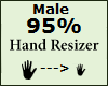 Hand Scaler 95% Male